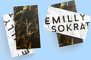 MARBLE PLAY Business Card Template, a Business Card Template by cadinera (Thumbnail 4 of 9)