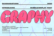 Graphy - Bubble Family Font, a Handwritten Font by Dharmas Foundry (Thumbnail 1 of 13)