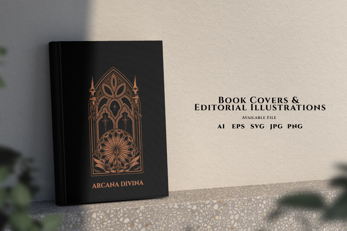 Gothic Sacred Frames Vol.1, an Object Graphic by Bewalrus Studio (Photo 5 of 5)