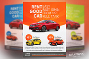 Car Rental Flyer Template, a Flyer Template by Krukowski Graphics (Thumbnail 1 of 3)