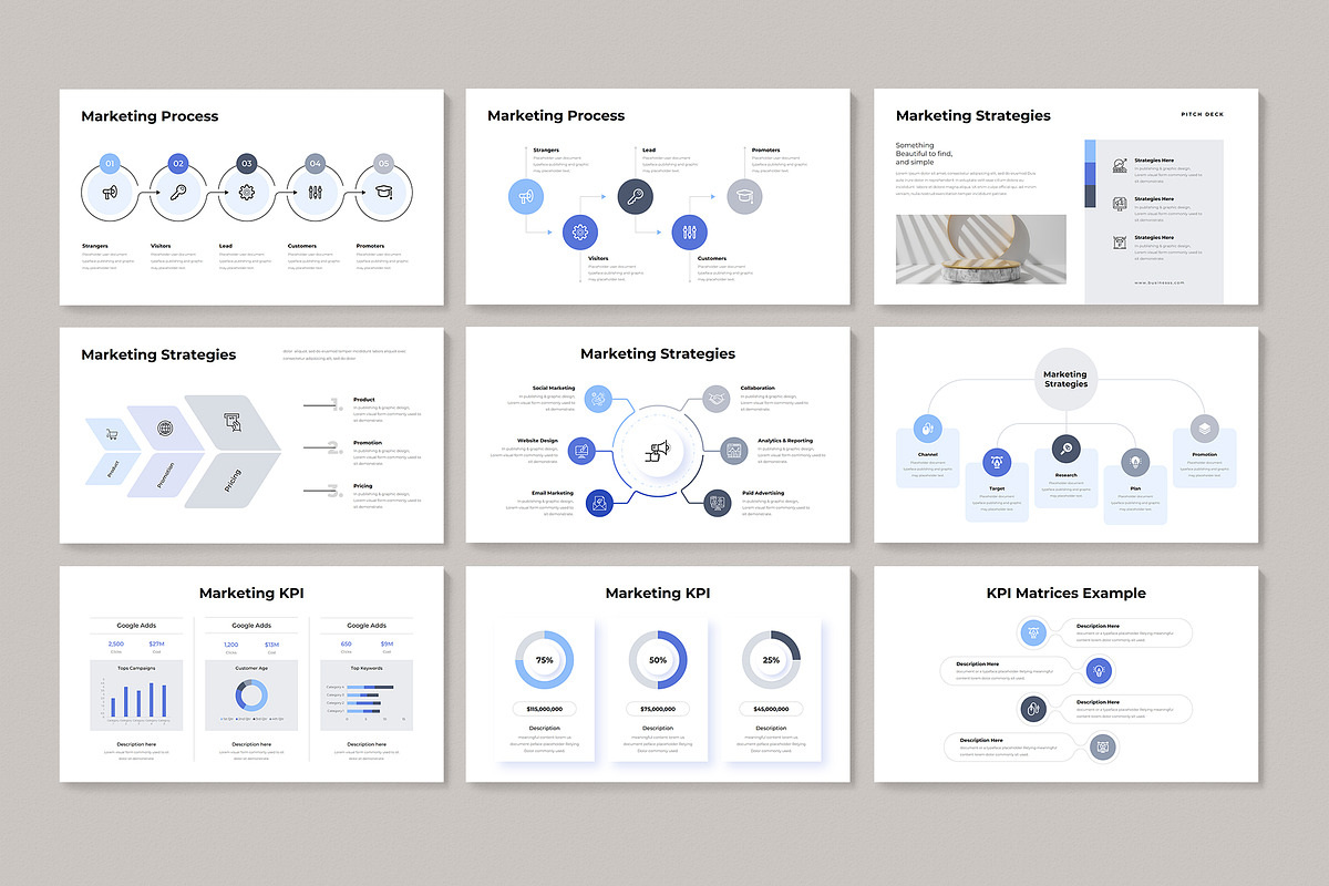 Pitch-Deck Presentation Template, a Presentation Template by GenerousArt (Photo 18 of 38)
