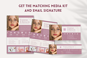 Beauty Influencer Business Card Kit, a Business Card Template by Golden Horizons Studio (Thumbnail 8 of 10)
