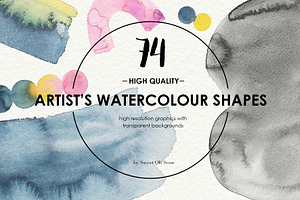 Abstract Watercolour Shapes