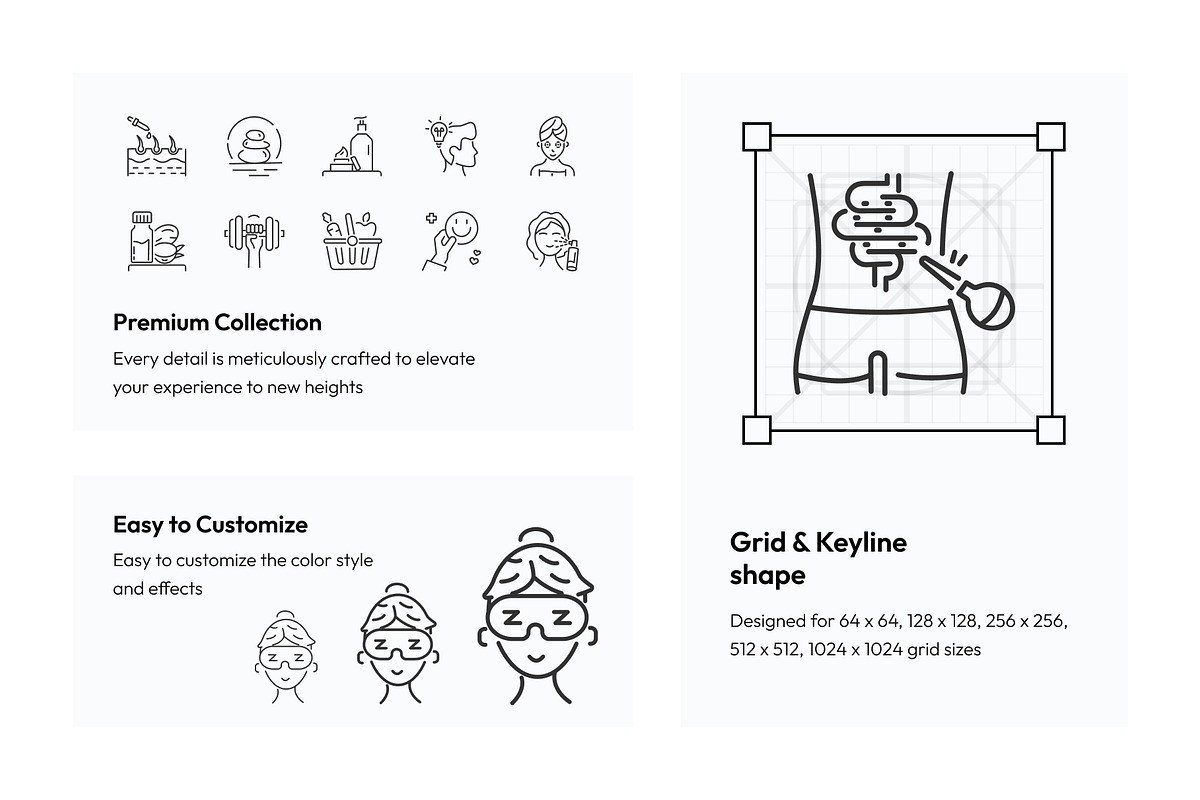 Med Spa Icons, an Outline Icon by Prosymbols (Photo 3 of 5)