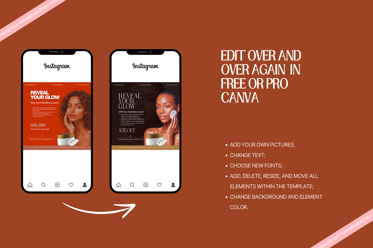 Skincare coach - Instagram Templates, a Social Media Template by My Template Studio (Photo 7 of 25)