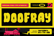 Doofray, a Sans Serif Font by graphicook (Thumbnail 1 of 10)