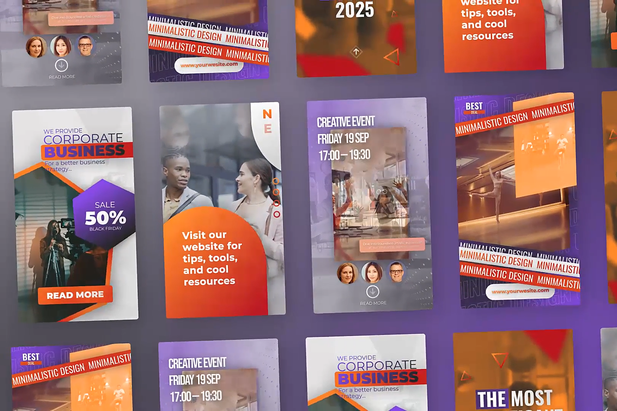 Instagram Tiktok Reel After Effects, a Social Media Template by UInstrument (Photo 10 of 11)