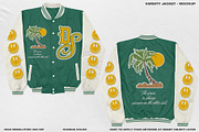 Varsity Jacket - Mockup, a Hoody Mockup by DaldSgh (Thumbnail 5 of 21)