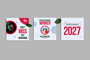 New Year 2027 Sale Discount Offe, a Social Media Template by ContestDesign (Thumbnail 3 of 3)
