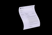 Modern Minimal Letterhead, a Stationery Template by Neermana (Thumbnail 3 of 4)