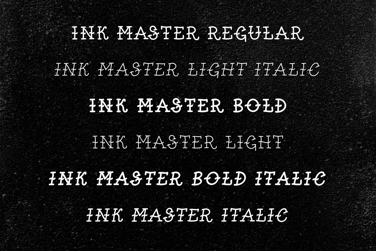 Ink Master old school tattoo font, a Blackletter Font by doffdog (Photo 2 of 7)