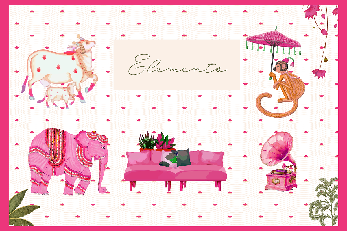 Indian Wedding Card I Jungle theme