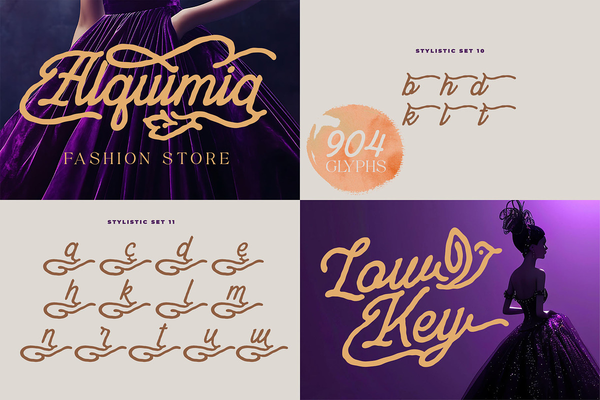 Dianthus Maiden Typeface, a Script Font by alit design (Photo 12 of 17)