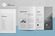 FLORA | Company Profile Template, a Brochure Template by KreateTribe (Thumbnail 3 of 11)