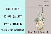 Whimsical Spring Gnome Clipart Bundl, an Illustration by SVGArt (Thumbnail 9 of 9)