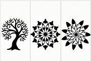 Decorative Tree Floral Nature Tile, a Decorative Illustration by Artivon (Thumbnail 6 of 23)