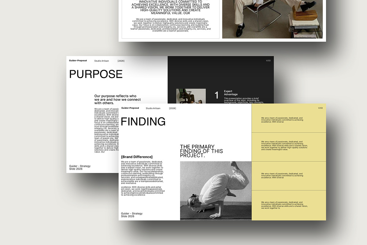 Guider Brand Strategy Presentation, a Presentation Template by Studio Artisan (Photo 6 of 8)