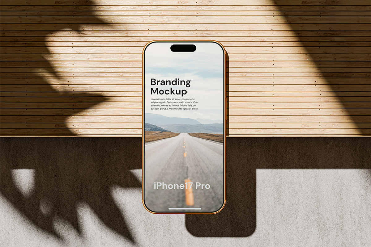 Realistic iPhone Mockup For Branding, an iPhone Mockup by SimpangGraphics (Photo 2 of 5)