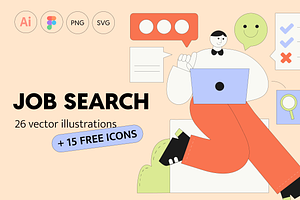 HR, Job Search Website Illustrations, a Work Illustration by Somewhat Brilliant