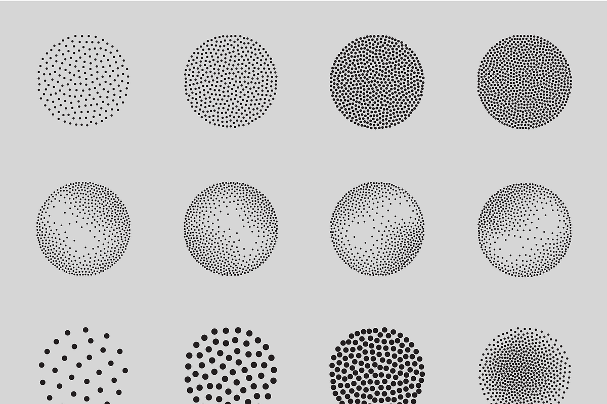 Circle Tones Vol. 6 | 20 Halftones, a Texture Graphic by invisiblelayer (Photo 2 of 5)