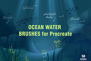 Ocean water procreate brushes, a Brush Add-On by Spark Studio Brushes (Thumbnail 7 of 8)