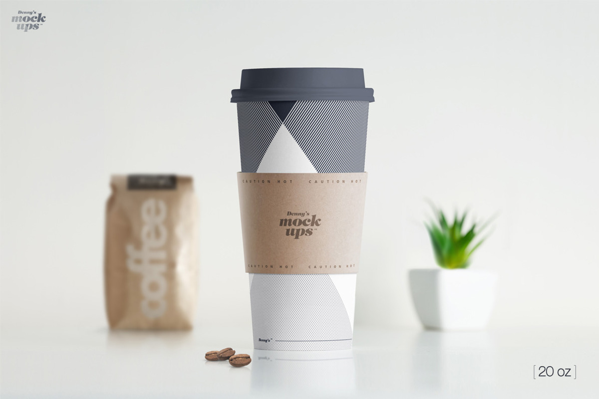 Paper Cup Mockup, a Cups & Container Mockup by Denny's Mock-ups (Photo 2 of 7)