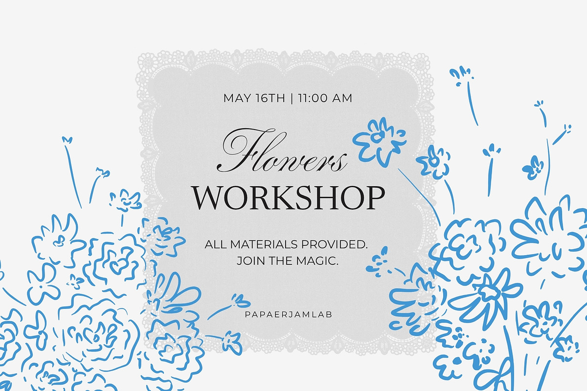Whimsical Floral: 70 illustrations, an Object Graphic by PaperJamLab (Photo 11 of 12)