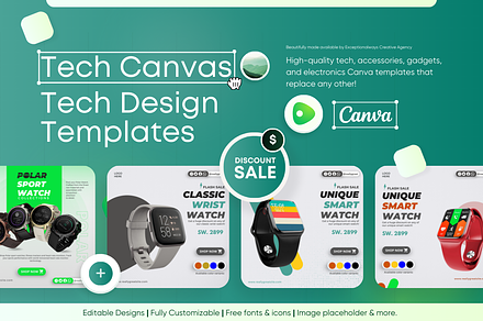 Tech Canvas - Tech Canva Templates