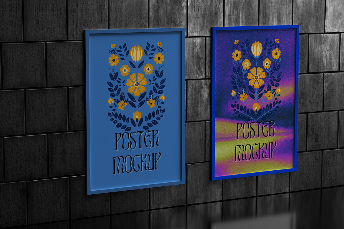 WALL POSTER MOCKUP, an Advertising Mockup by safrizalstudio (Photo 3 of 4)