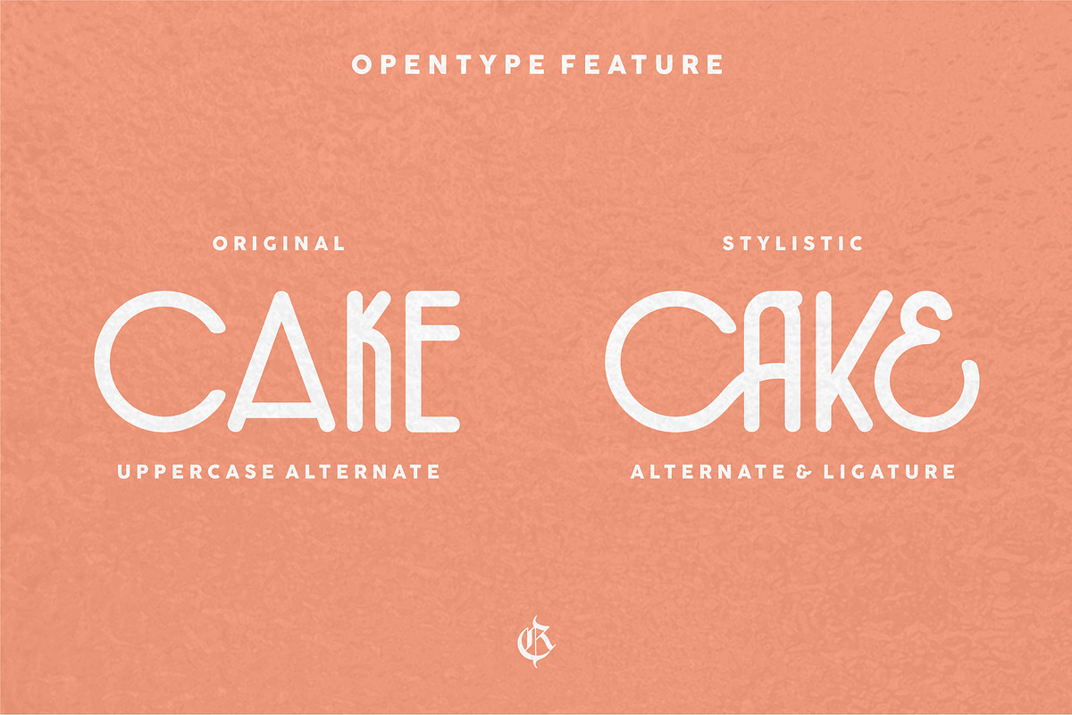 The chocolate type (logo bonus) preview 4