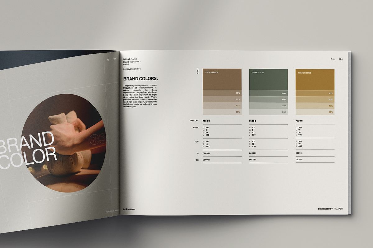 Brand Guidelines Template | BrandKit, a Branding & Logo Template by Prapti Design (Photo 3 of 9)