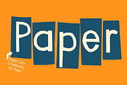 Paper Cuts Family, a Font by Gustav & Brun (Thumbnail 2 of 5)