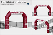 Inflatable Event Gate Arch Mockup, an Advertising Mockup by Bartama Graphic (Thumbnail 1 of 5)