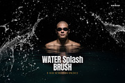 Realistic Water Splash Brushes, a Brush Add-On by Walllow Creatives (Thumbnail 1 of 3)