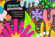 Flower Blossom: 100 Procreate Stamps, a Brush Add-On by Dollcee (Thumbnail 3 of 4)
