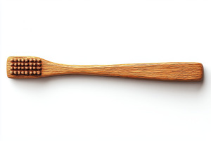 Wooden Cleaning Brush Natural Bristl, a Background Photo by Pixeness Studio