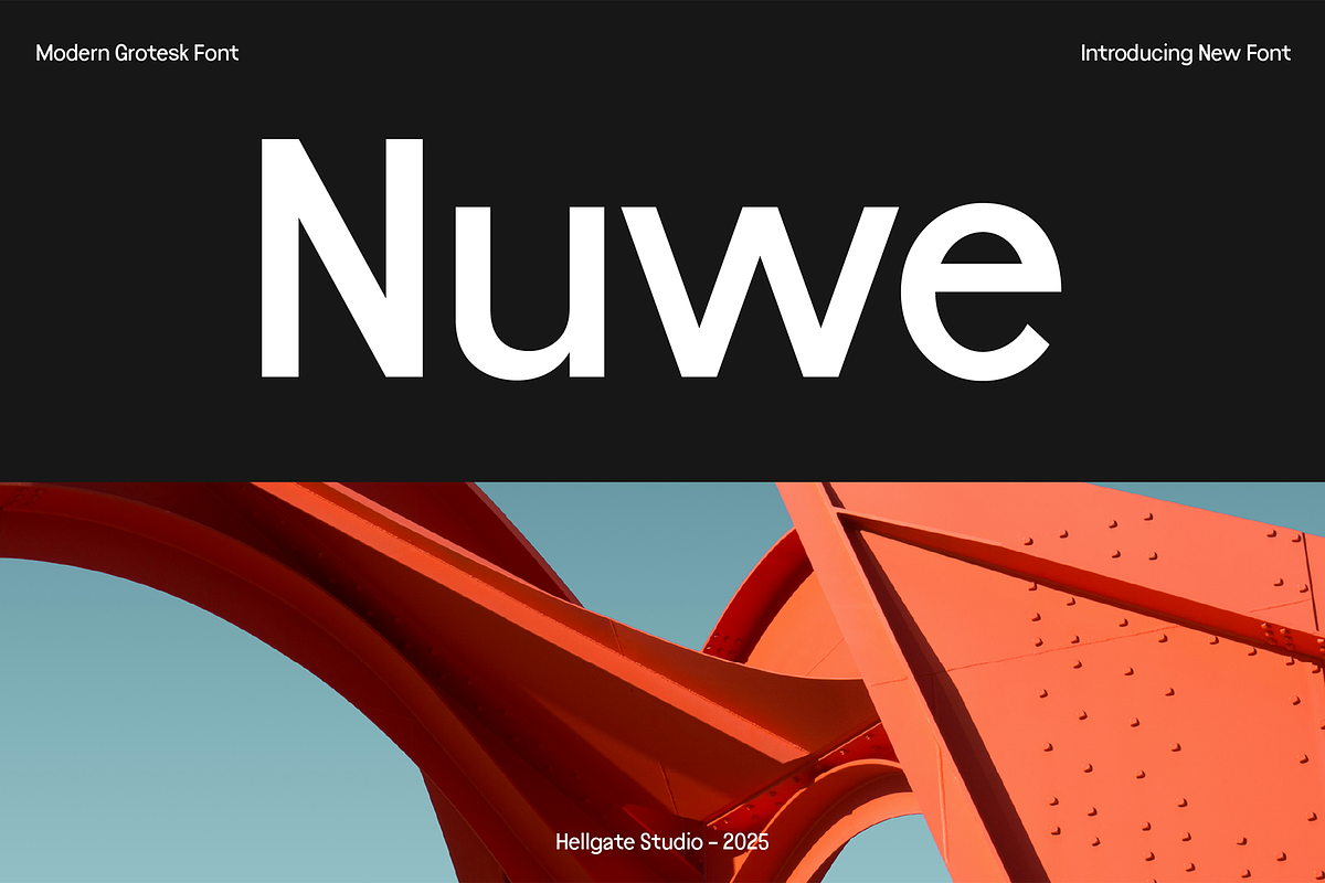Nuwe Modern Grotesk Font, a Sans Serif Font by GRVS Studio (Photo 1 of 7)