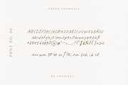 Green snowball Ballpoint Pen Font, a Handwritten Font by youdiful creation (Thumbnail 5 of 5)