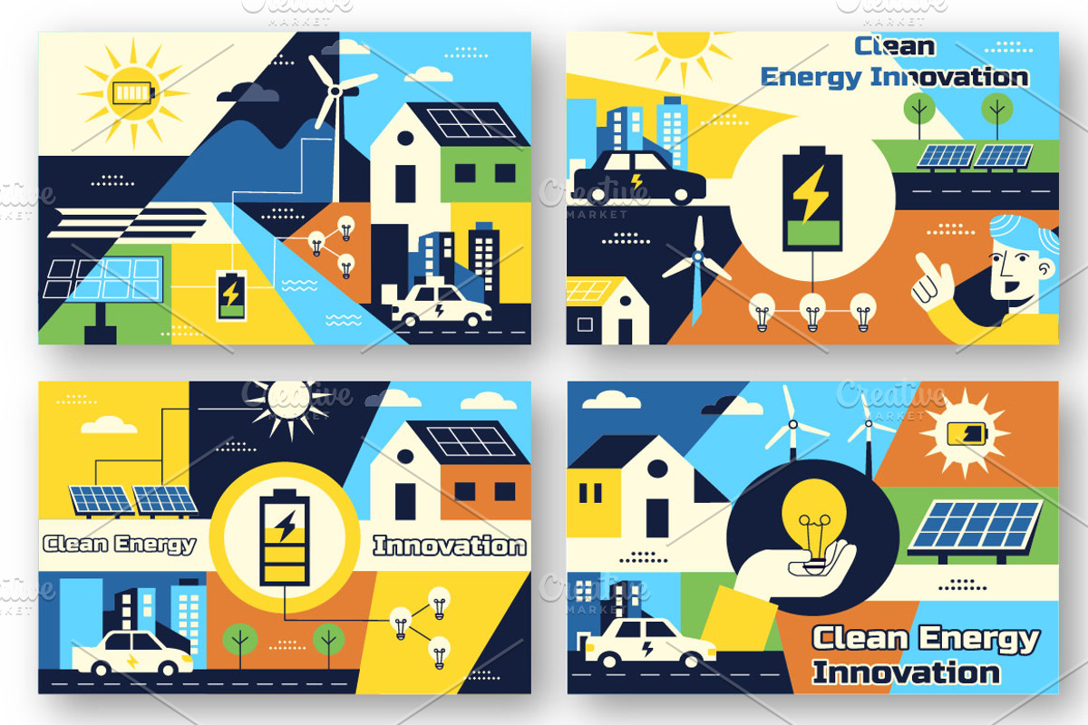 10 Clean Energy Innovation, a Technology Illustration by denayunebgt (Photo 3 of 4)