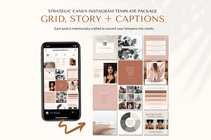 Canva Instagram Grid Story Template