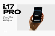 Holding iPhone 17 Pro Mockup Set 2, an iPhone Mockup by Croma Studio (Thumbnail 3 of 4)