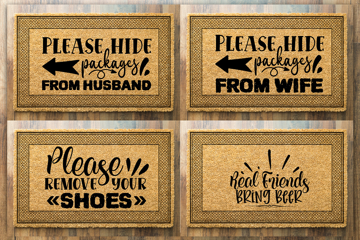 Doormat SVG Bundle, an Illustration by DESIGNAVO (Photo 6 of 7)