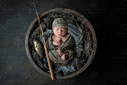 Newborn Fishing Digital Backdrop, a Brushes & More by Wild Honey Design Co. (Thumbnail 1 of 2)