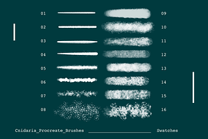 Cnidaria Procreate Brushes Set