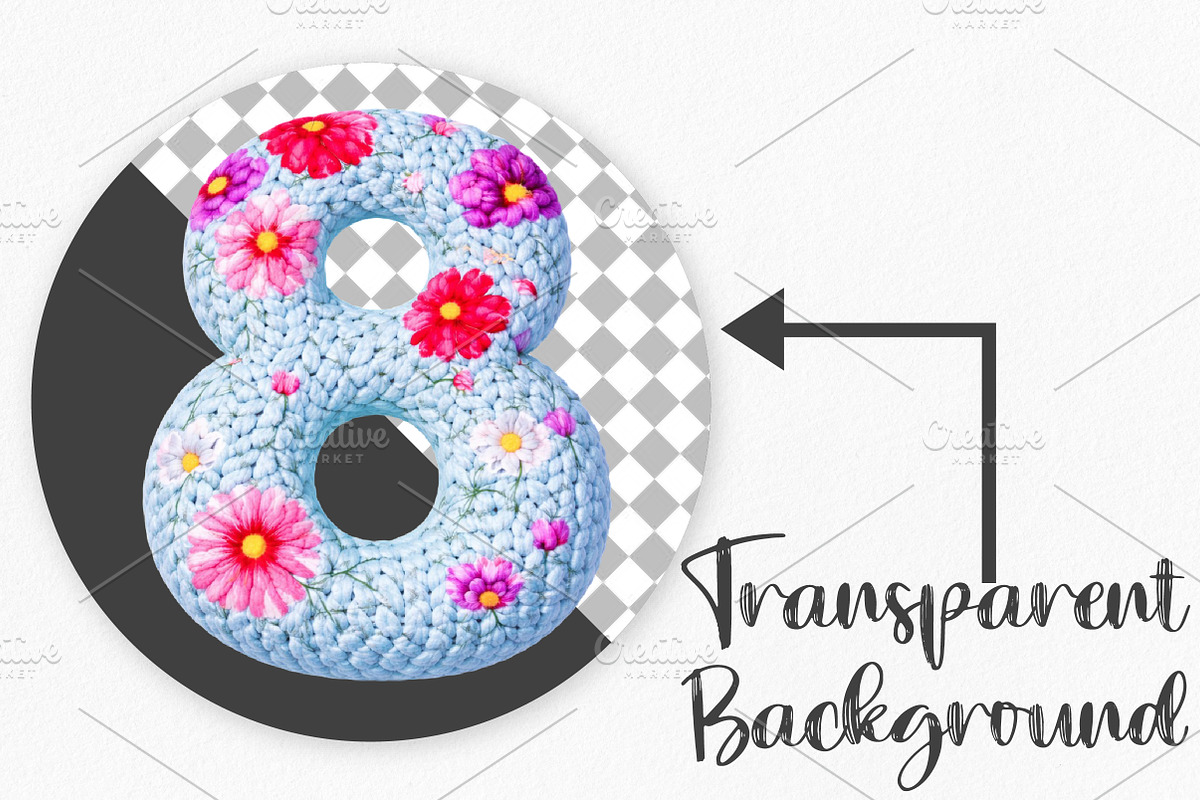 Crochet Alphabet Clipart Bundle, an Illustration by Canvas Craft (Photo 2 of 6)