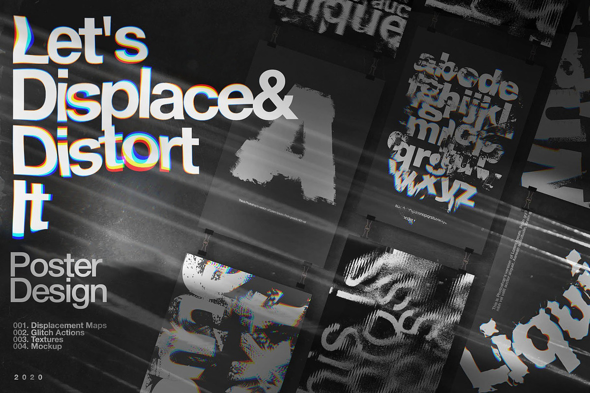 Displacement Maps and Glitch Actions, a Background Graphic by Inartflow (Photo 1 of 16)