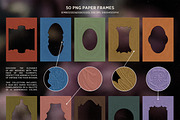 Art Nouveau Papers & Frames, a Texture Graphic by pixelbuddha.net (Thumbnail 6 of 13)
