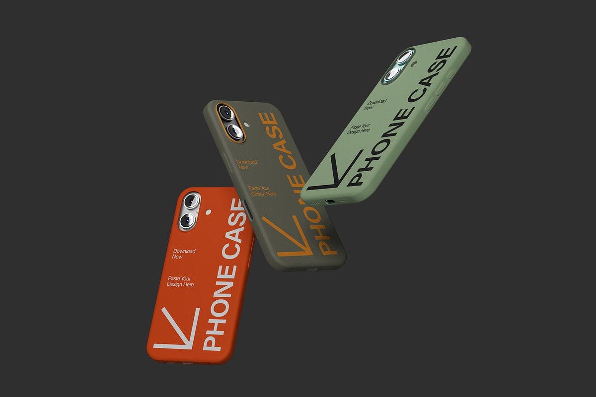iPhone 16 Case Mockup, an iPhone Mockup by UFR_GRAPHIC (Photo 3 of 4)