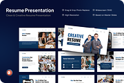 Clean & Creative Resume PowerPoint, a Presentation Template by SquidPixey (Thumbnail 1 of 7)
