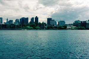 Cityscape with River, an Architecture Photo by Nefrith